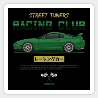 Racing Legend Green Supra mk4 JDM Sticker